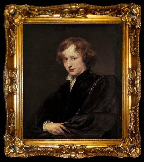 framed  Anthony Van Dyck Self-portrait, ta009-2